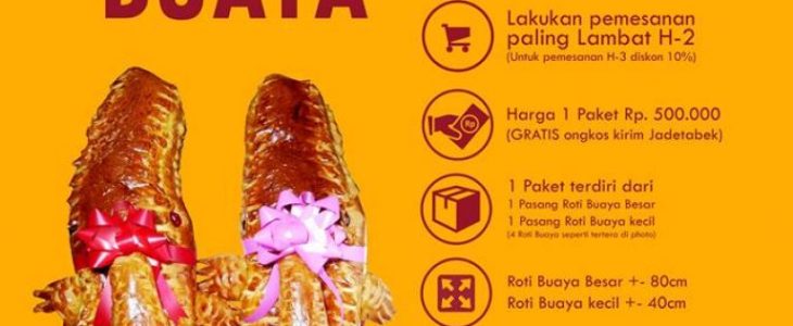 Harga Roti Buaya di Bekasi