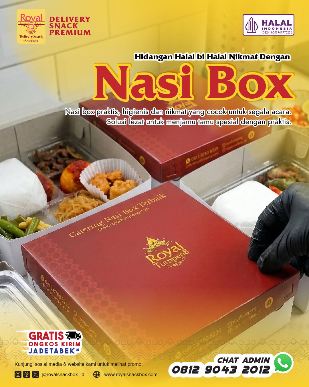 pesan nasi box di Kalibata