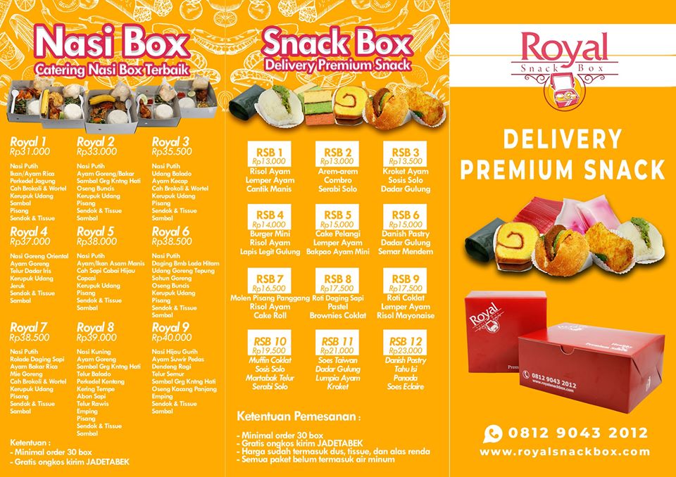 CATERING & SNACK BOX