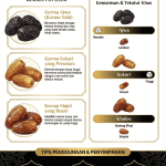 Infografik Jenis Kurma untuk Berbuka Puasa