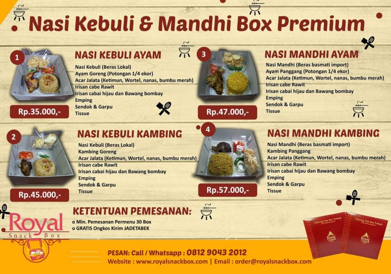 pesan naxi box kebuli
