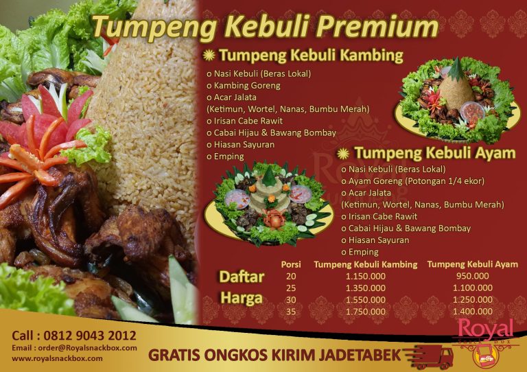 pesan tumpeng kebuli