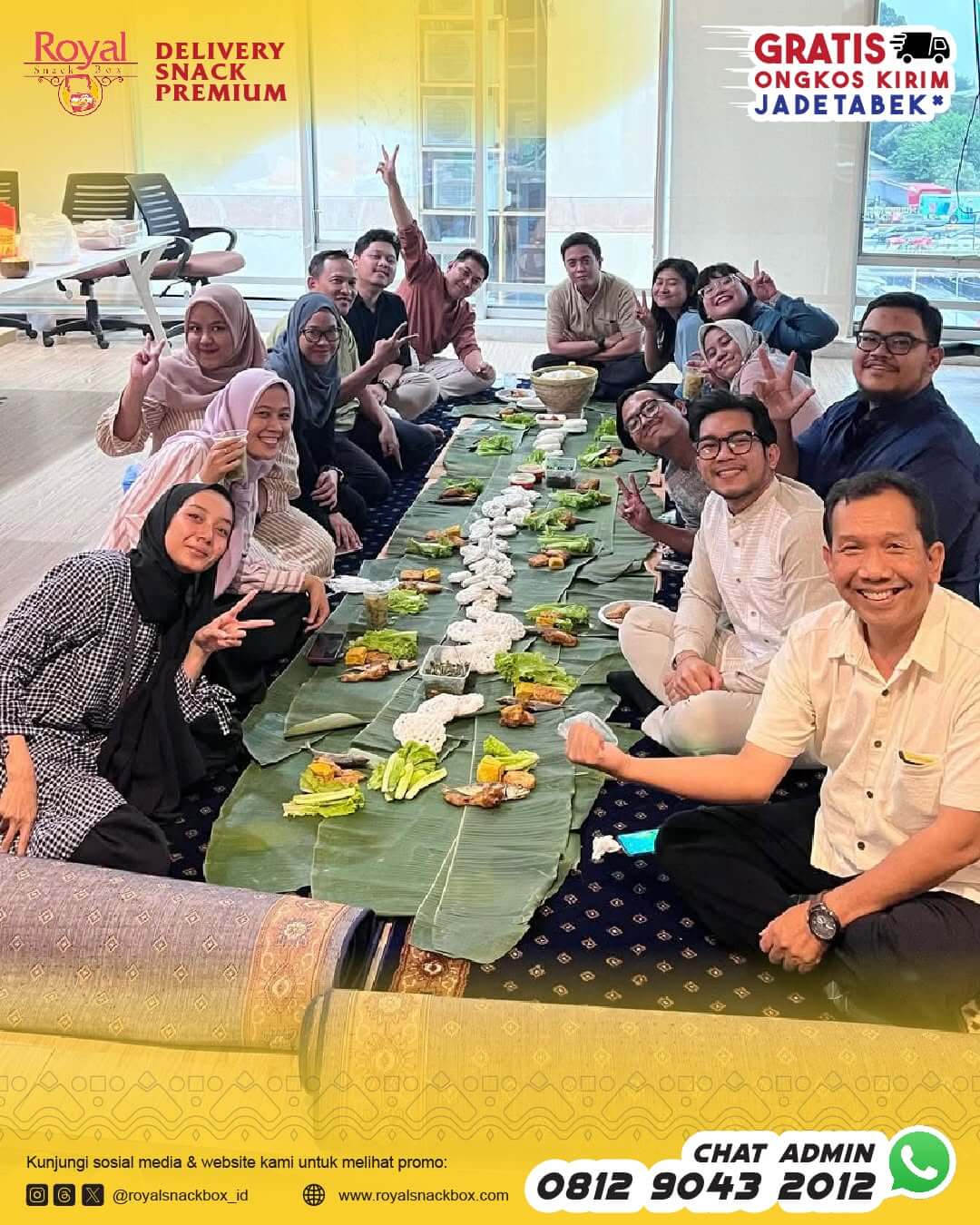 Pesan Nasi Liwet Daun Pisang di Jakarta