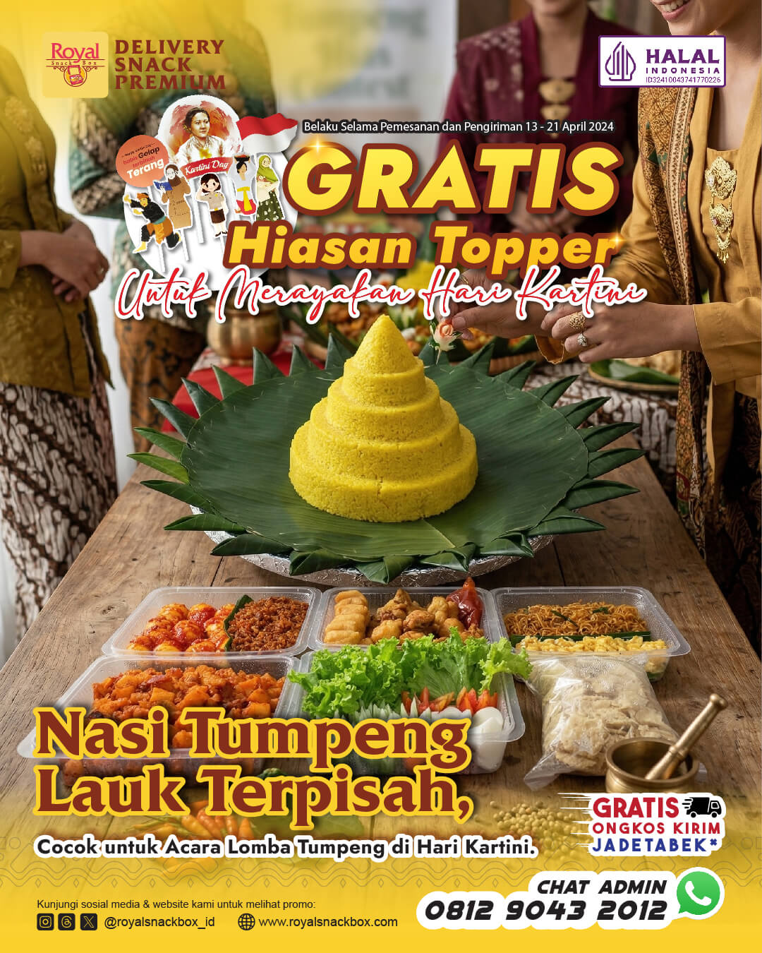 Nasi Tumpeng Hari Kartini 