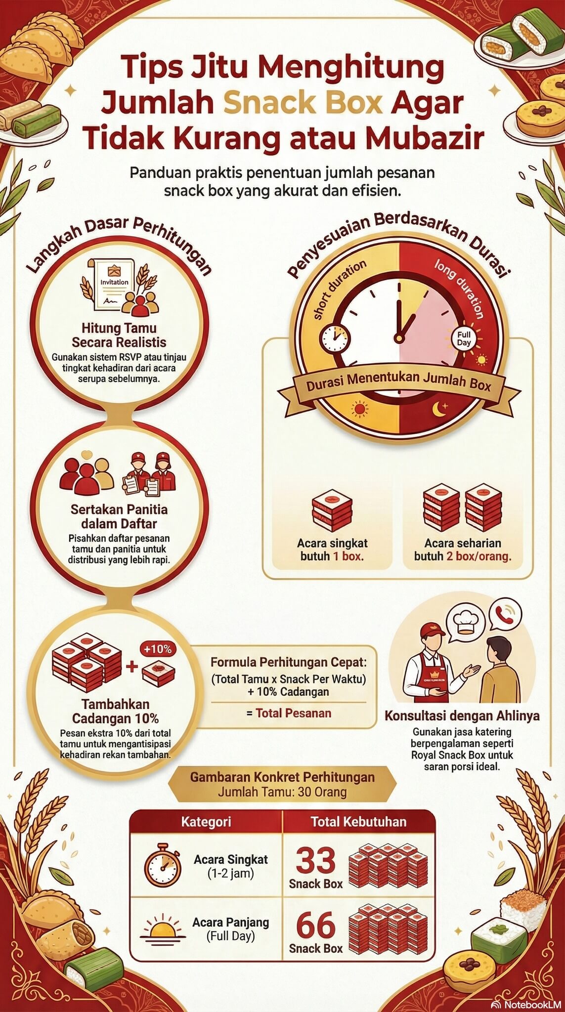 Menghitung Jumlah Snack Box