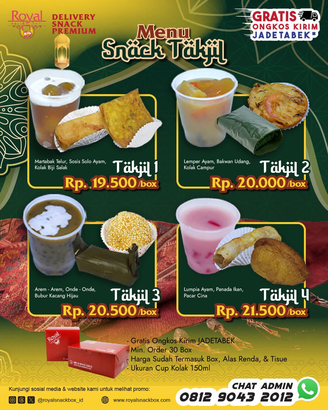 Snack Box Ramadhan Snack Box Ramadhan