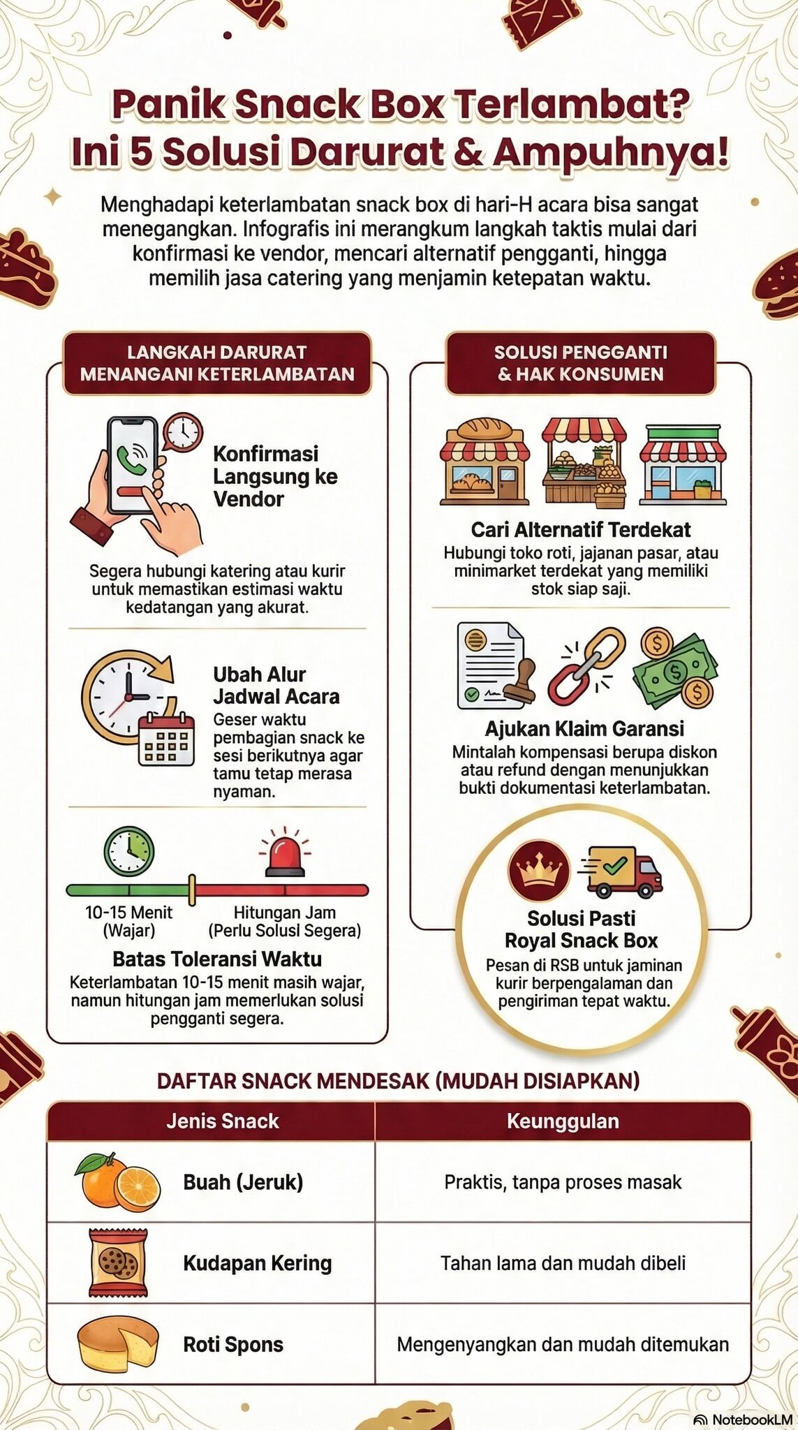 Snack Box Terlambat