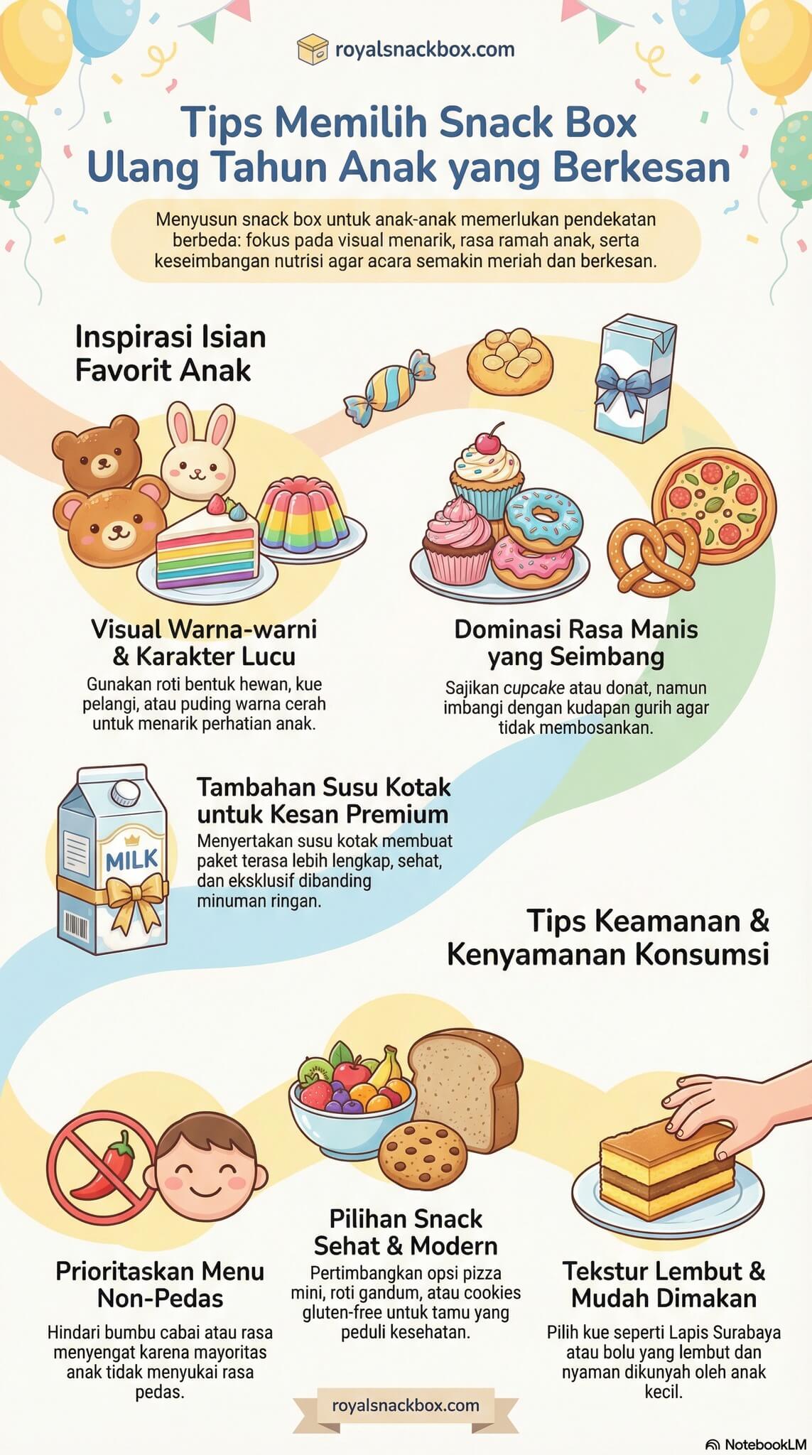 Snack Box untuk Ulang Tahun Anak