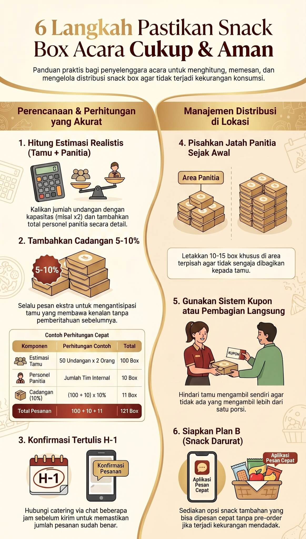 Pengecekan Snack Box