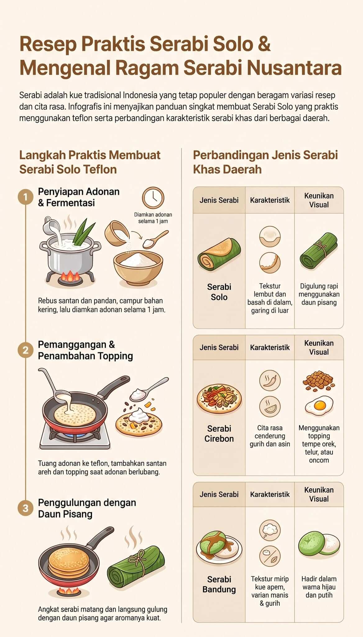 Cara Membuat Serabi Solo yang Lezat