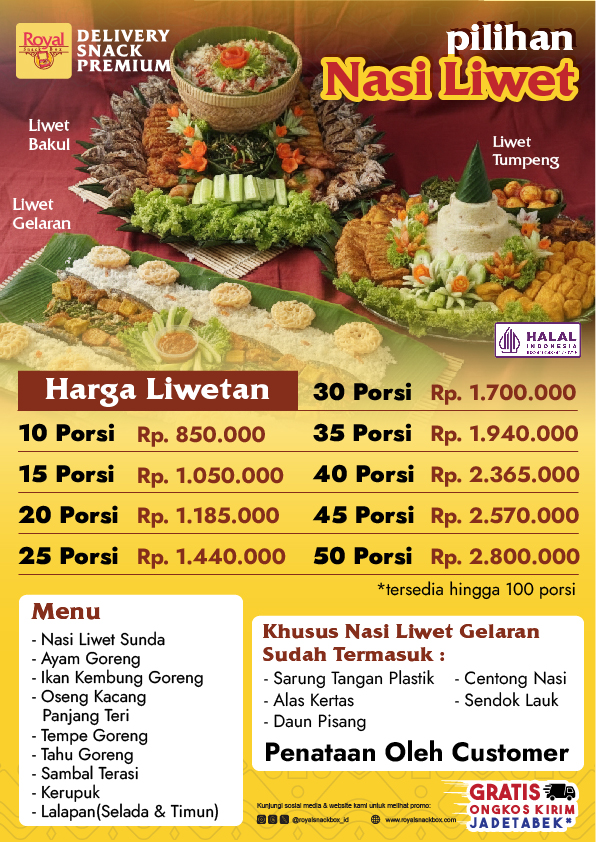 pesan nasi liwet