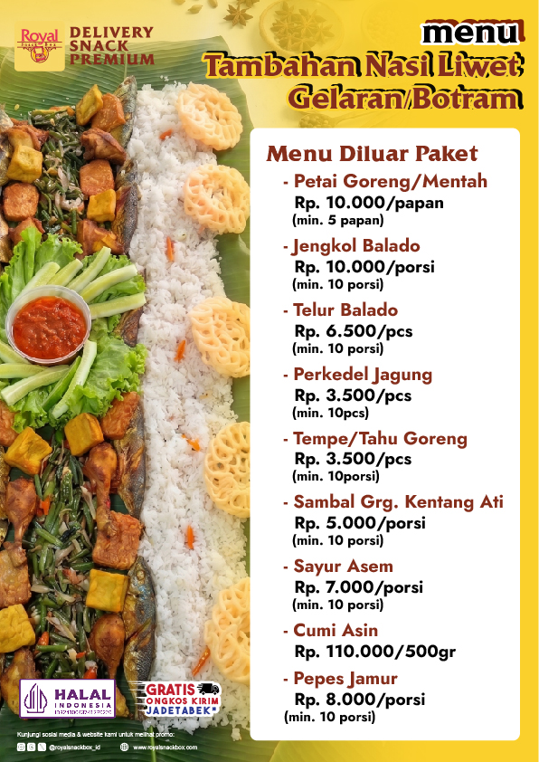 pesan nasi liwet botram