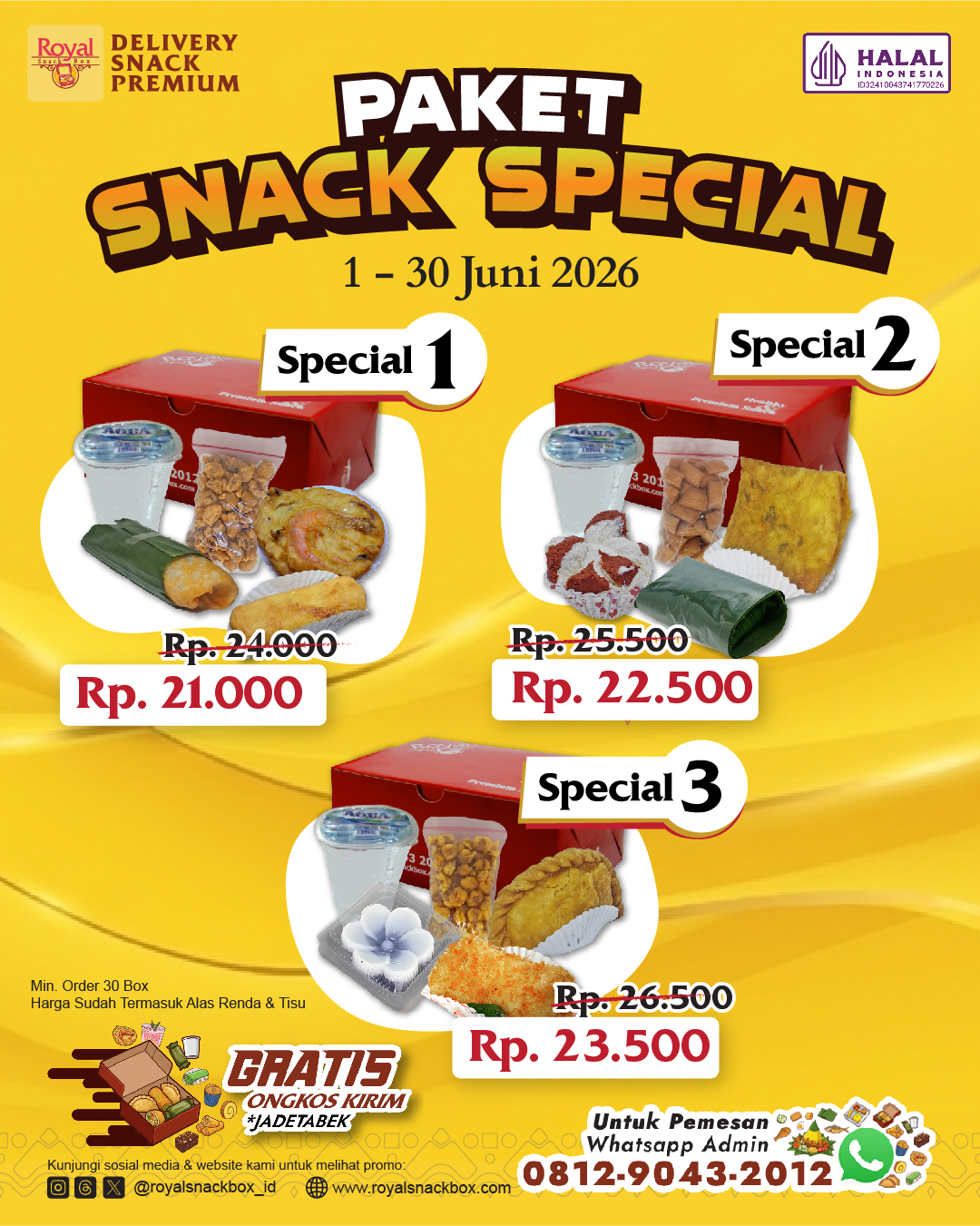pesan snack box