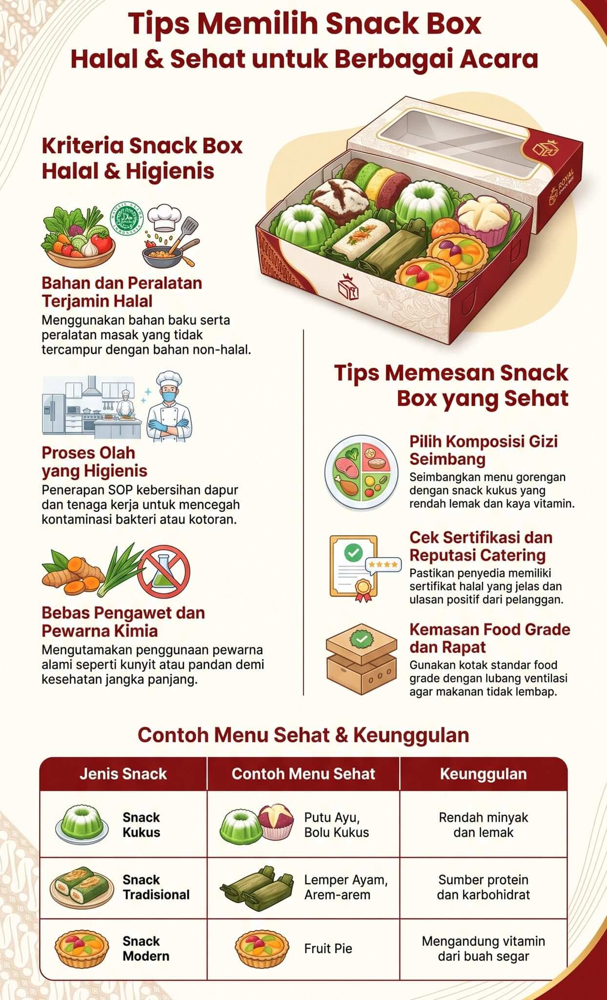 Snack Box Halal Sehat Snack Box Halal Sehat